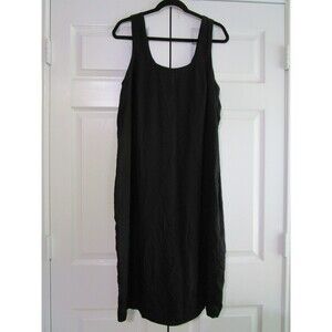 Gemini II Dress Womens 20 Sleeveless Tank Shift Zip Back Acetate Nylon Plus Size